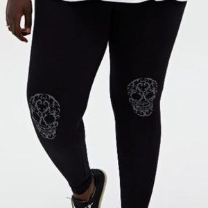 TORRID SKULL LEGGINGS NEW 5X